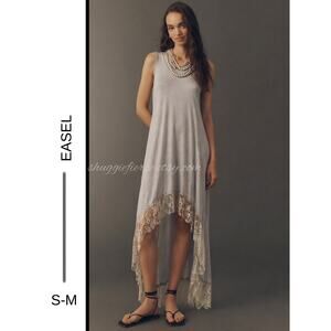 MSRP: $68 ✨ Easel High-Low Lace Trim Maxi Dress Size S (best fit S-M)✨QUICK SHIP